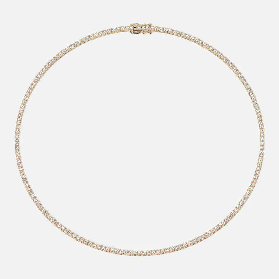 Gold Diamond Tennis Necklace - Koru Jewelers