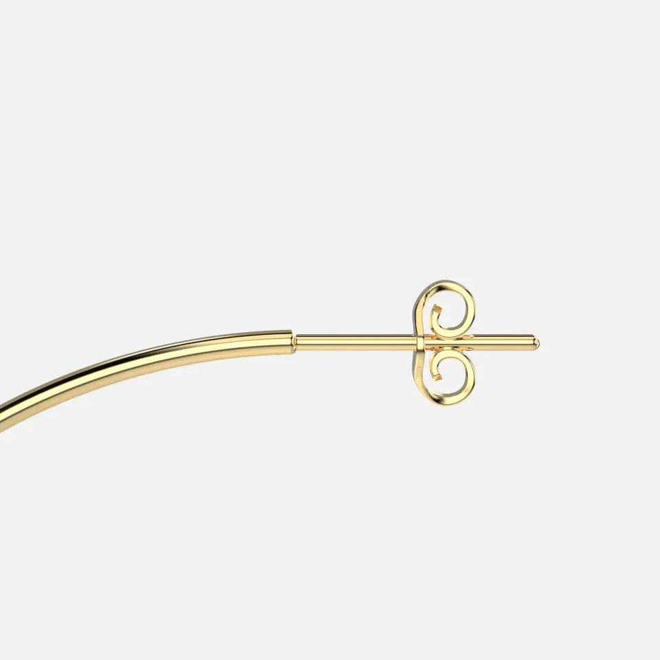 Post Hoop Earrings - Koru Jewelers