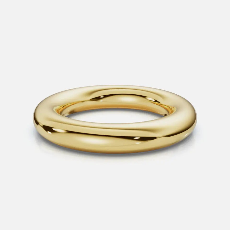 Timeless Chunky Gold Stack Band - Koru Jewelers