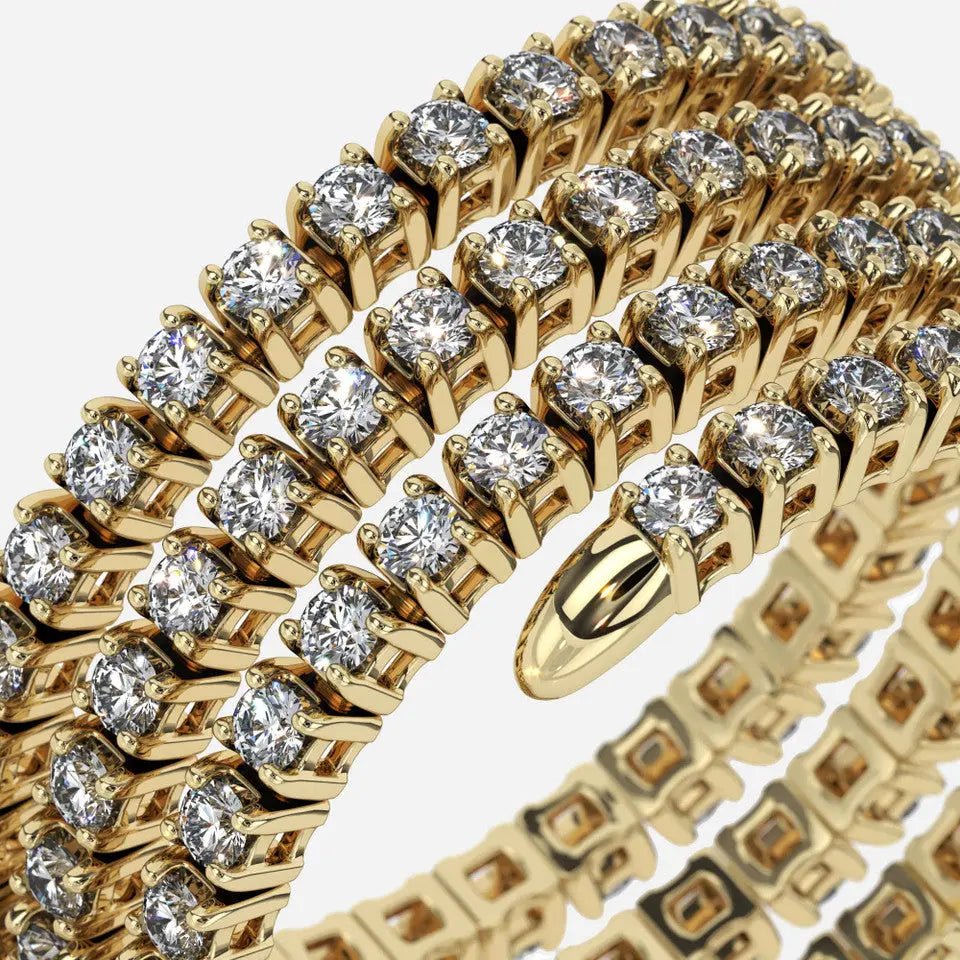 14k Gold Diamond Wrap Ring - Koru Jewelers