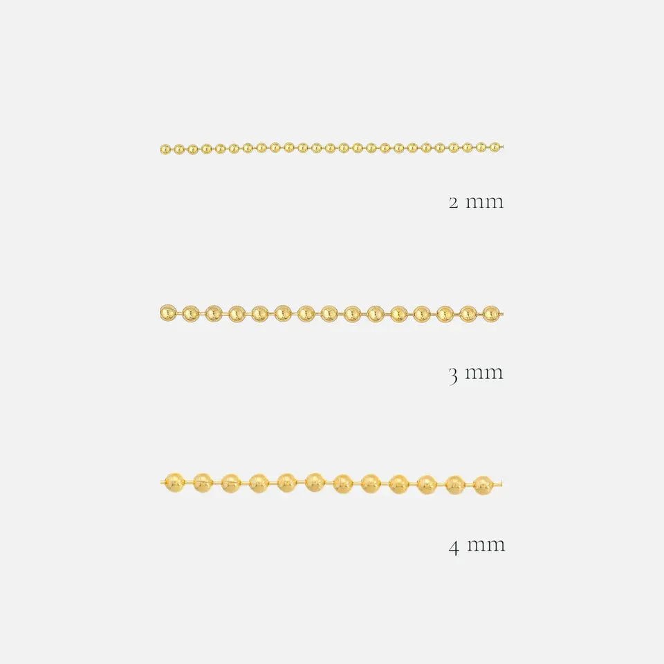 14k Gold Moon Chain - Koru Jewelers
