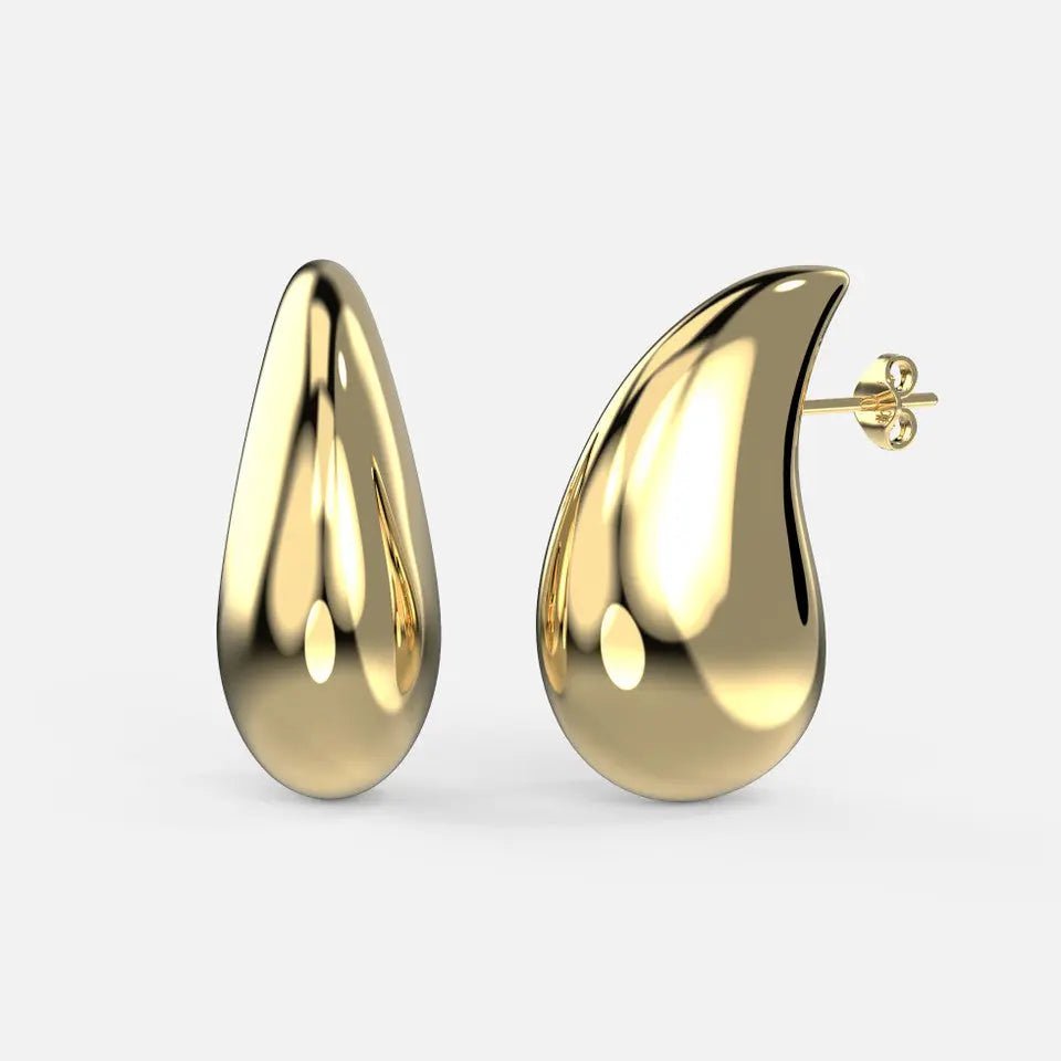 14k Gold Teardrop Earrings - Koru Jewelers