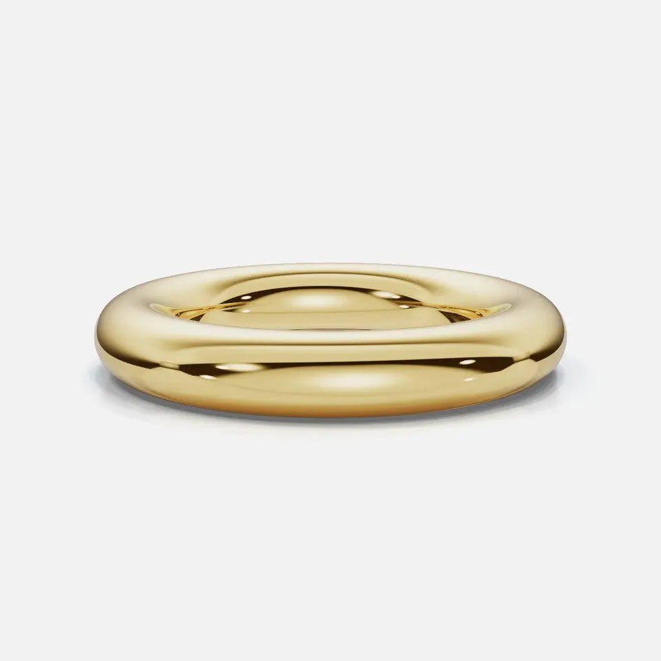 Timeless Chunky Gold Stack Band - Koru Jewelers