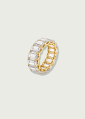 LG Emerald U Prong Setting Eternity Ring