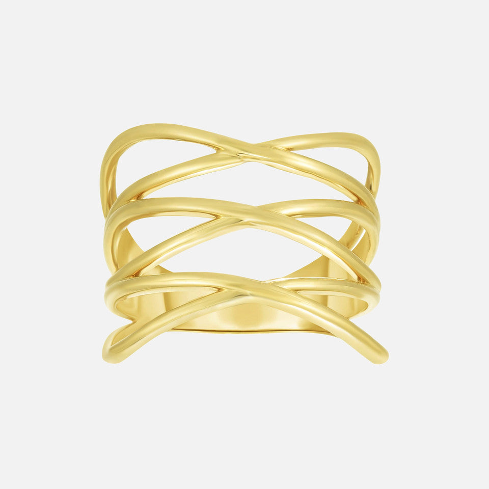 Double Crisscross Ring