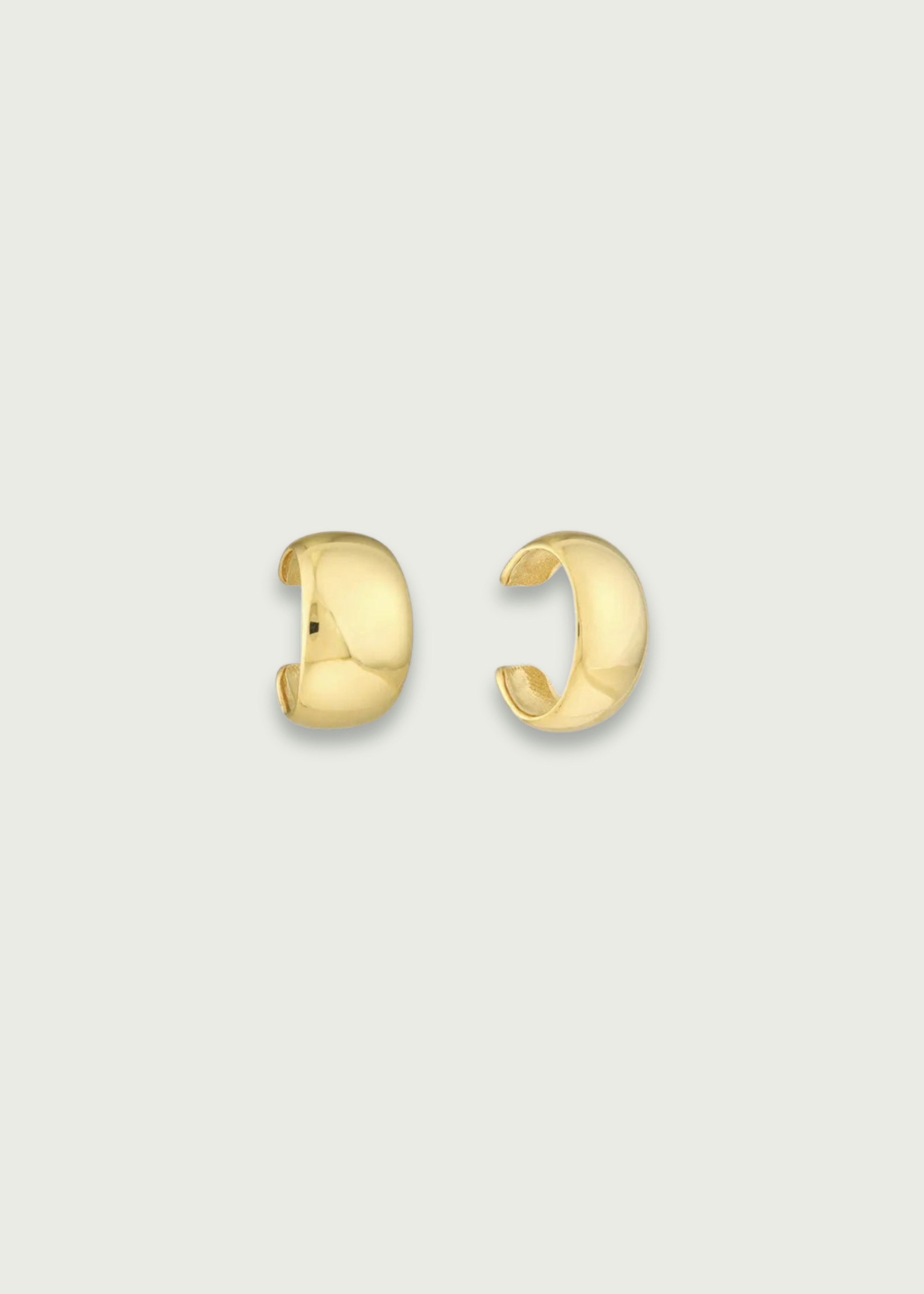 Wide Band Gold Ear Cuff