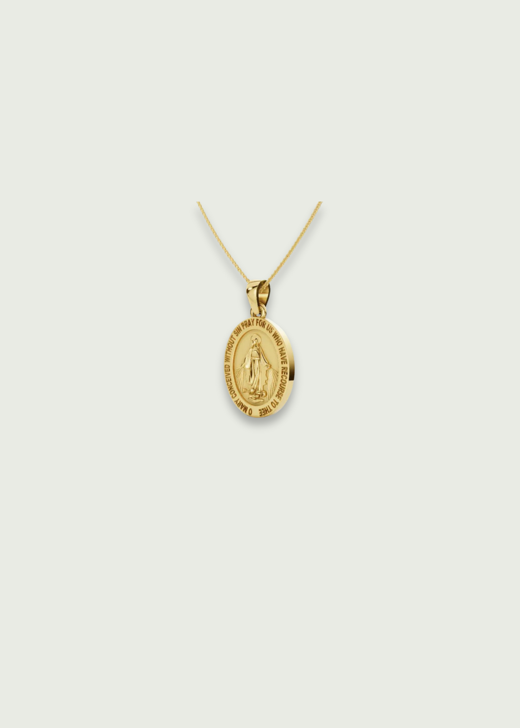 Miraculous Virgin Mary Pendant