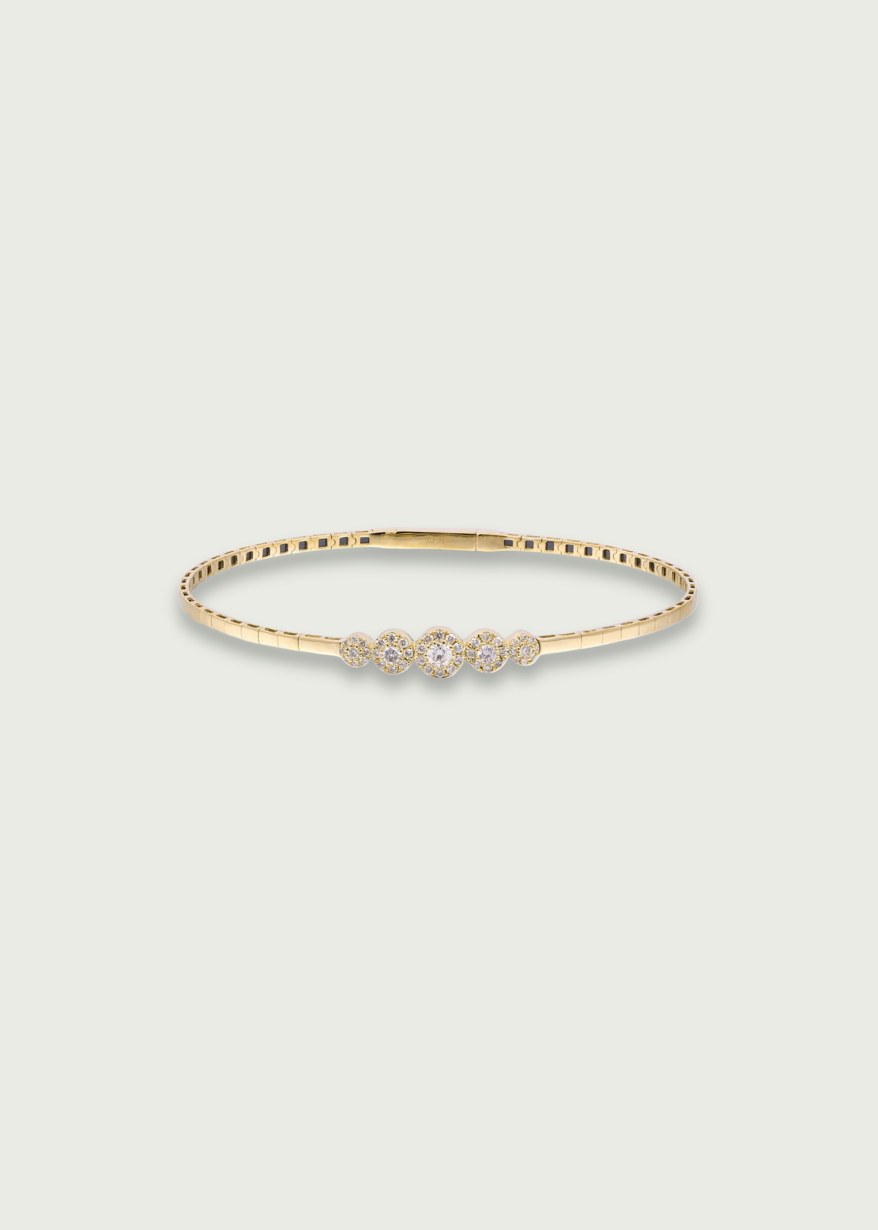Diamond Cluster Bangle