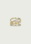 Multi Layer Diamond Ring
