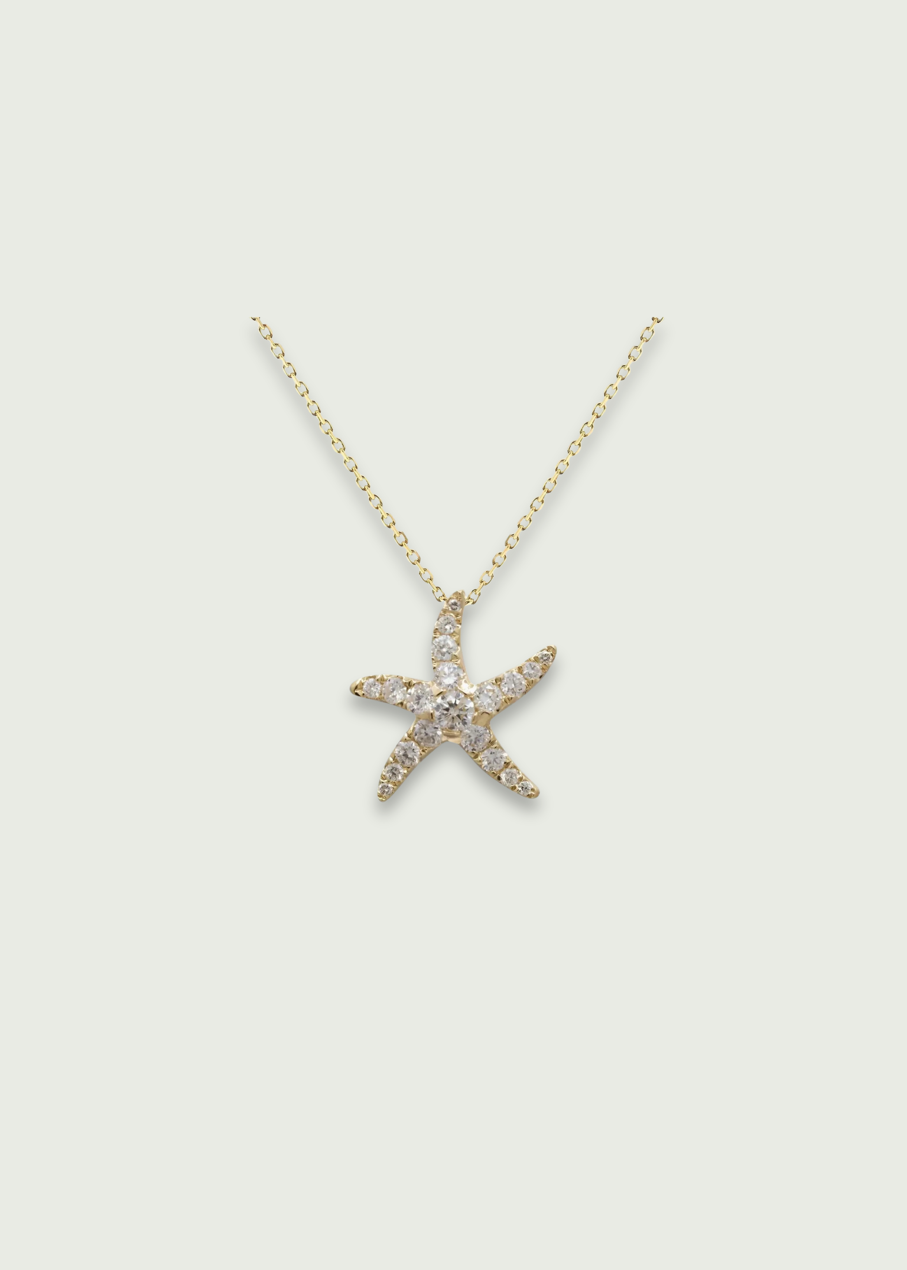 Ocean Charm Starfish Pendant Necklace