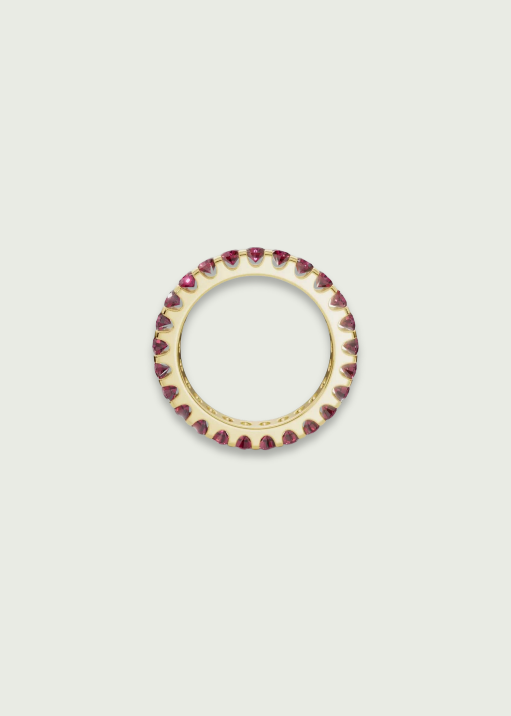 Timeless Ruby Eternity Ring