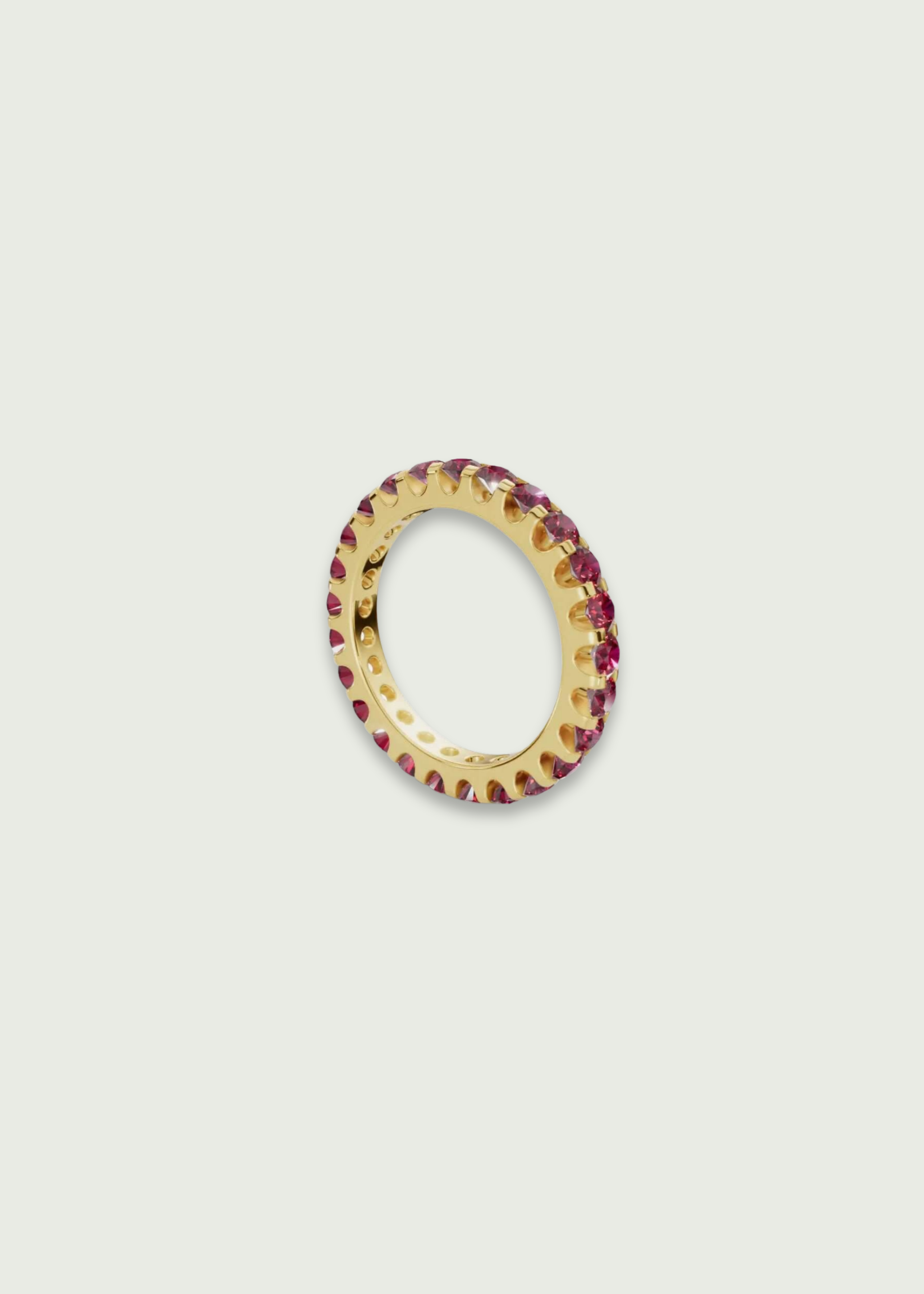 Timeless Ruby Eternity Ring