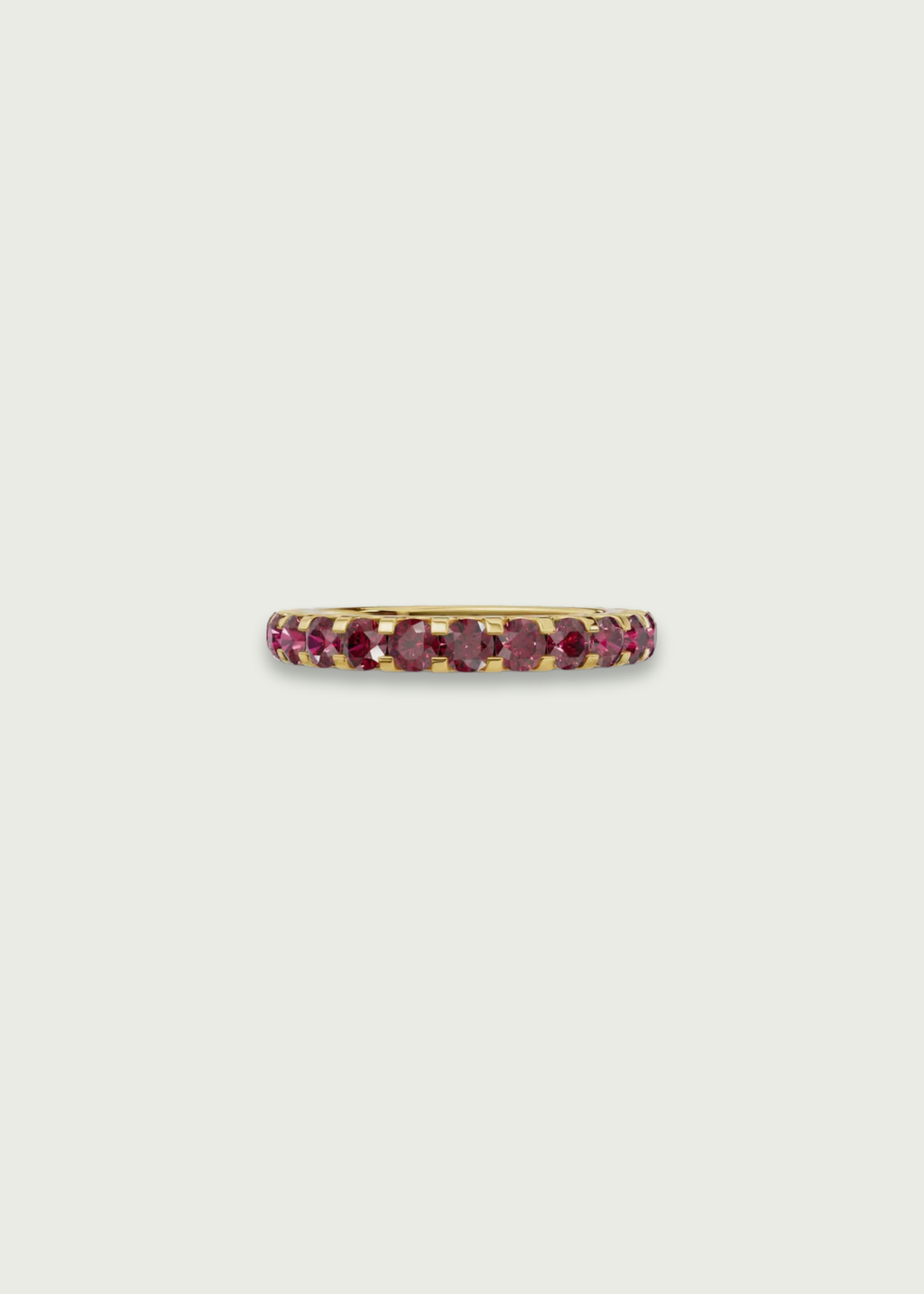 Timeless Ruby Eternity Ring