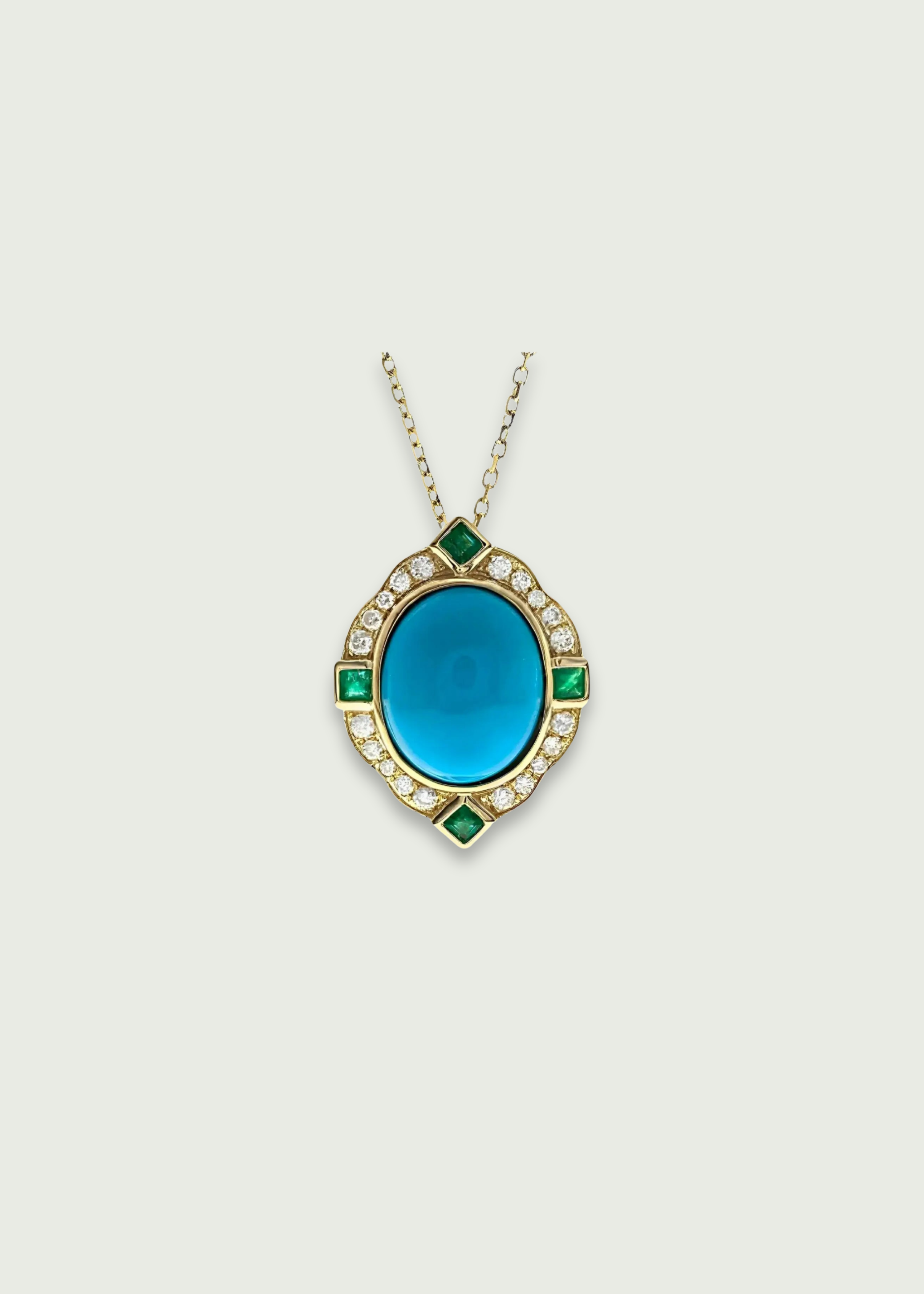 Boho-Chic Natural Turquoise Necklace