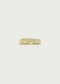 Gold Cuban Stackable Ring