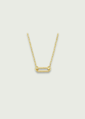 Diamond Encrusted Long Hexagon Push Lock Charm