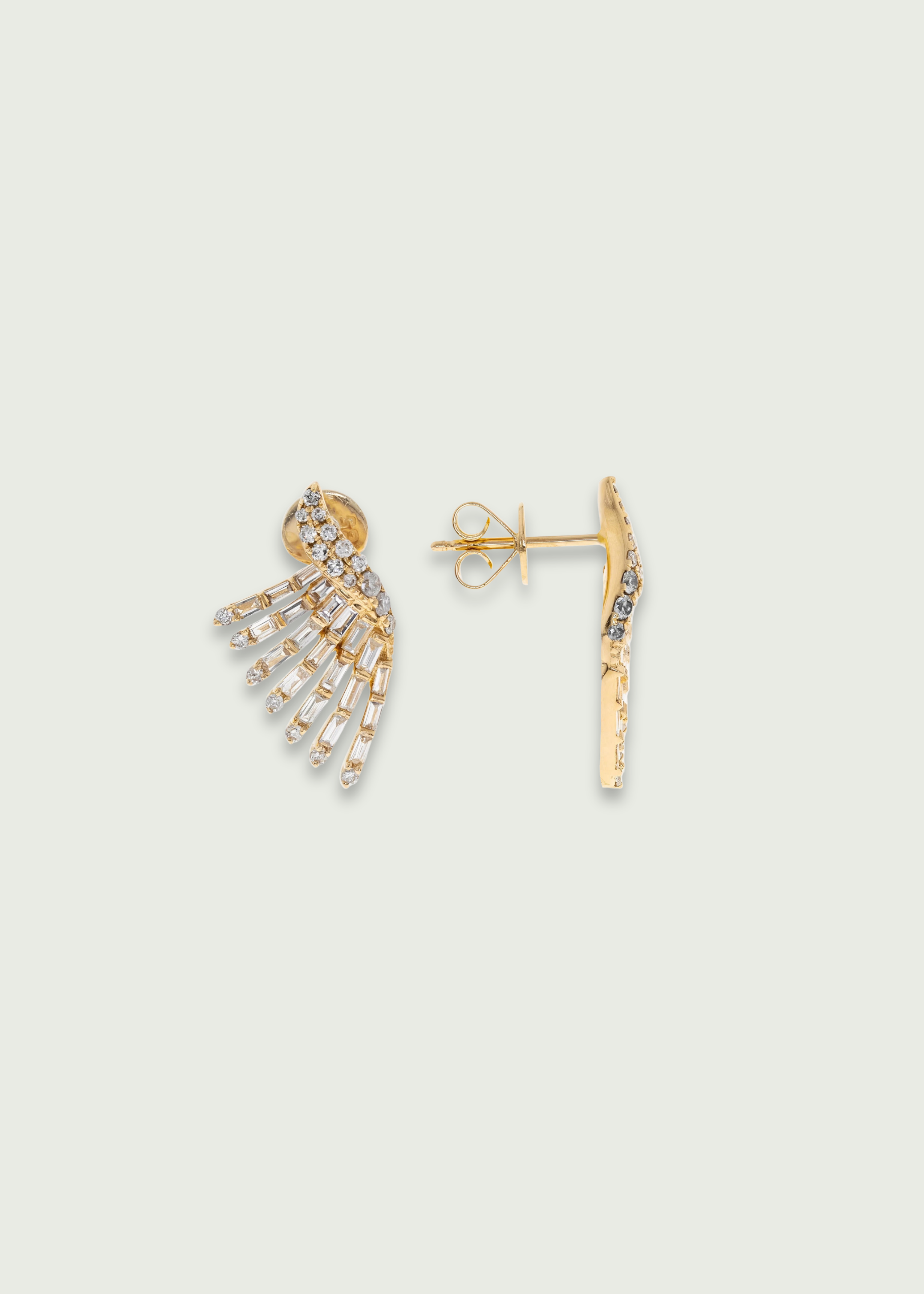 Angel Wing Stud Earrings