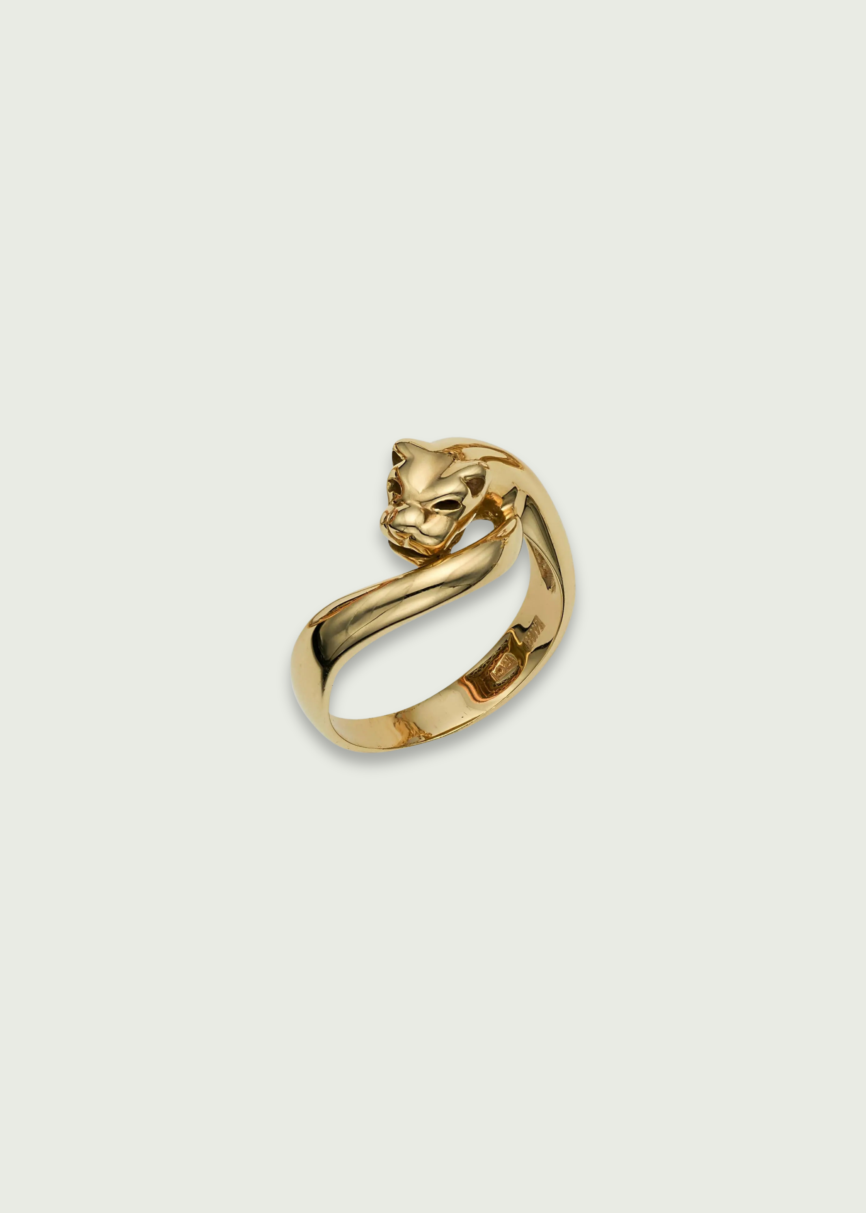 Gold Panther Ring