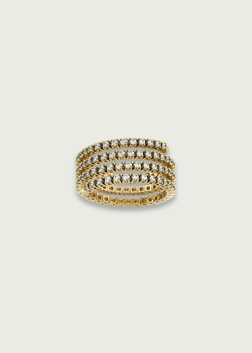 14k Gold Diamond Wrap Ring