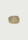 14k Gold Diamond Wrap Ring