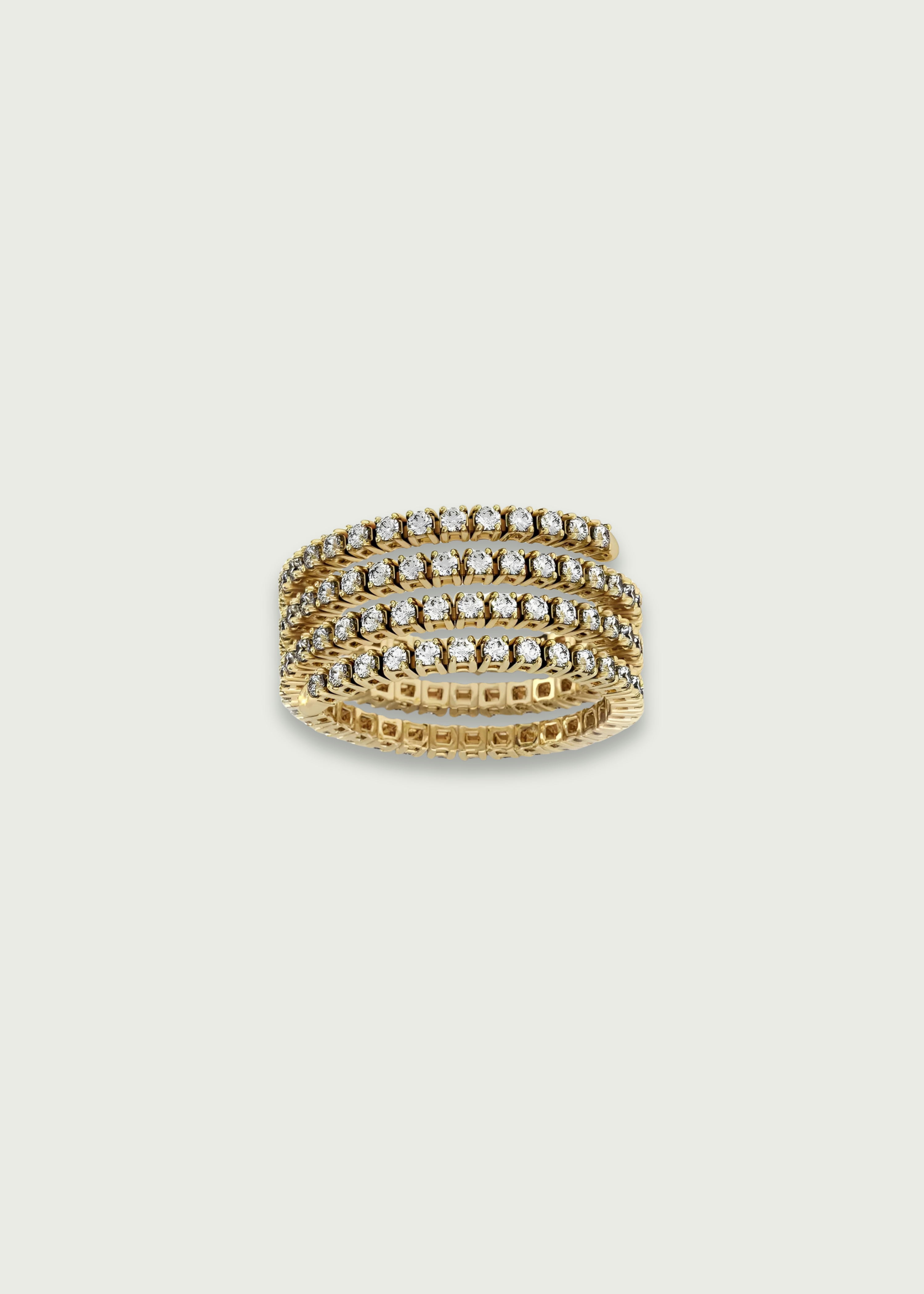 14k Gold Diamond Wrap Ring