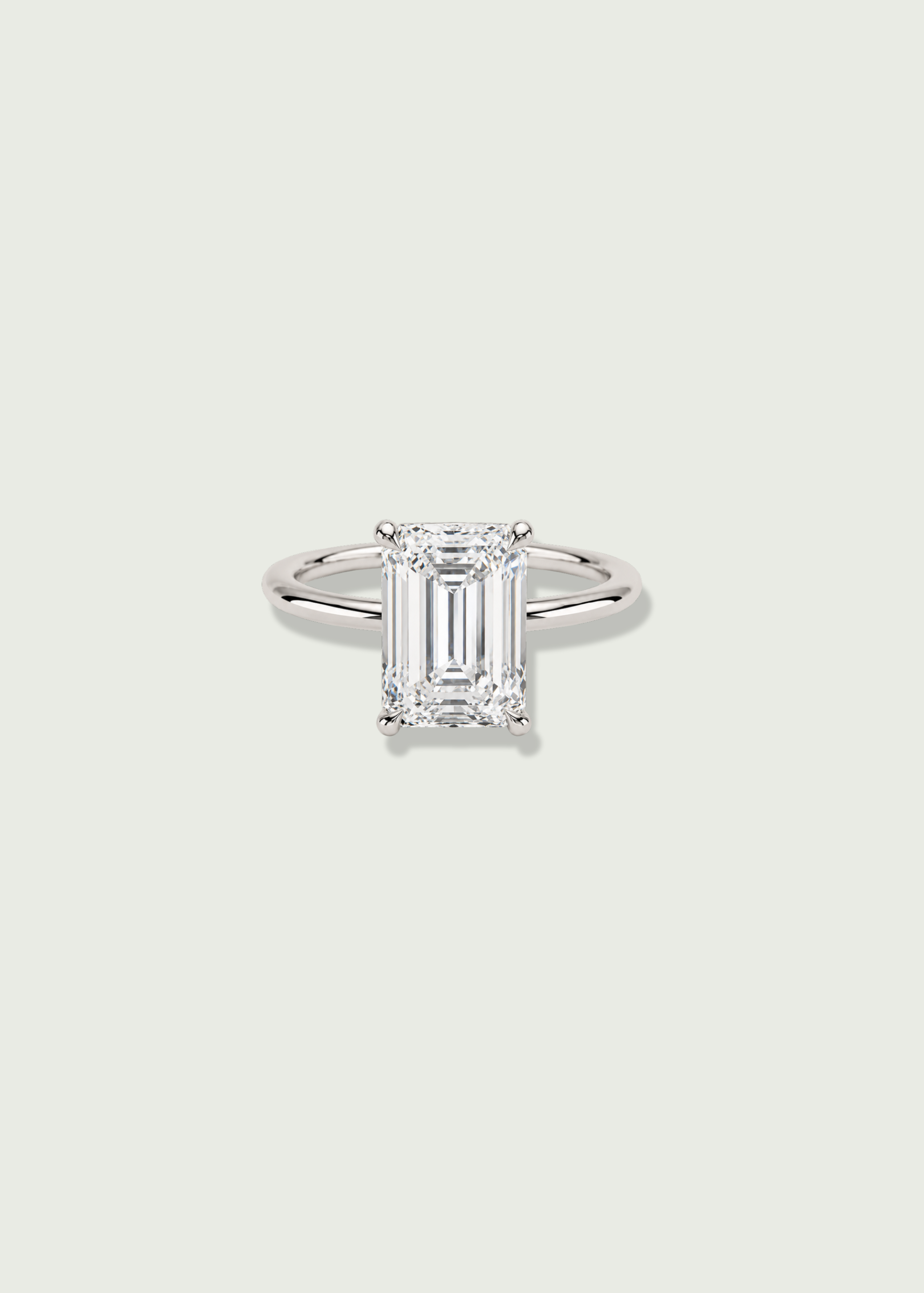 Emerald Solitaire Ring