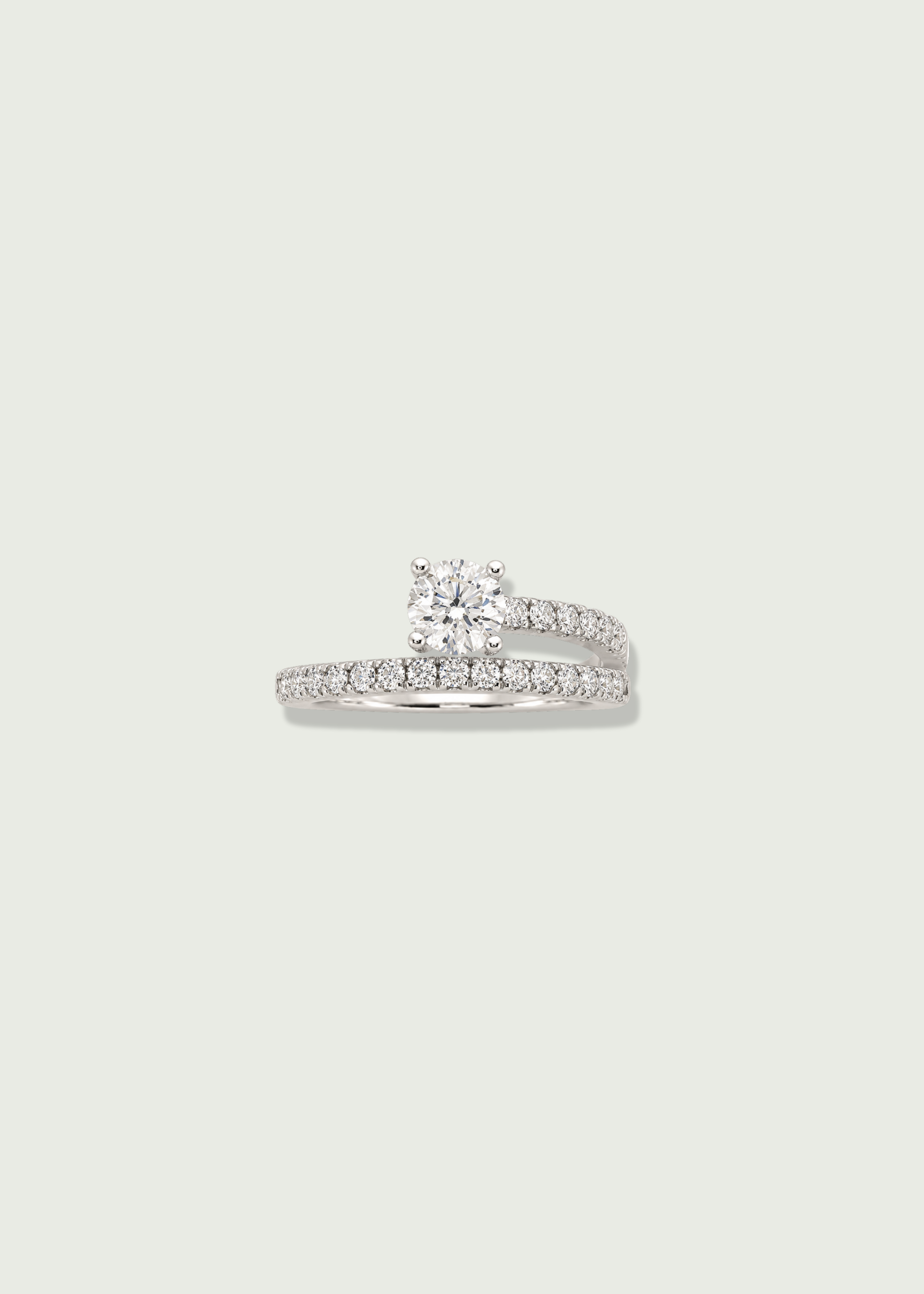 Centre Round & Side Round Fashion Ring