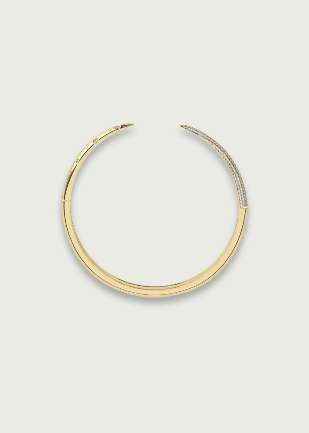 Gold Diamond Cuff Bracelet