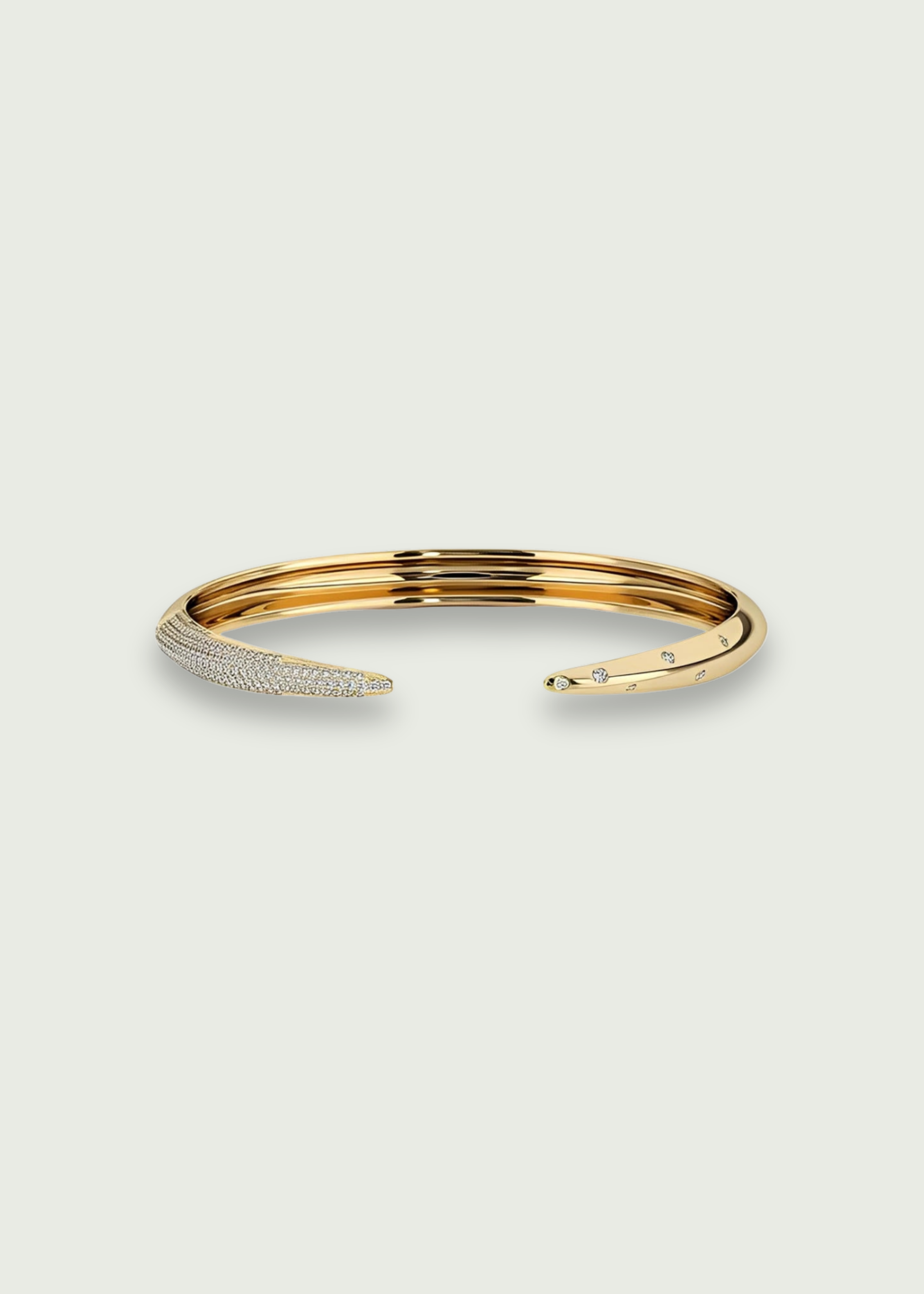 Gold Diamond Cuff Bracelet