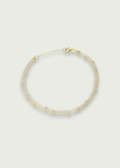 14k Gold Diamond Triple Chain Bracelet
