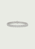 Lab Grown Round Bezel Bracelet