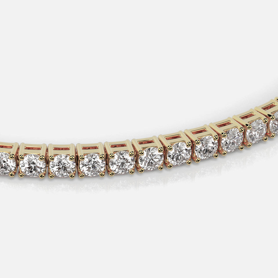 14k Gold Diamond Flexible Bracelet