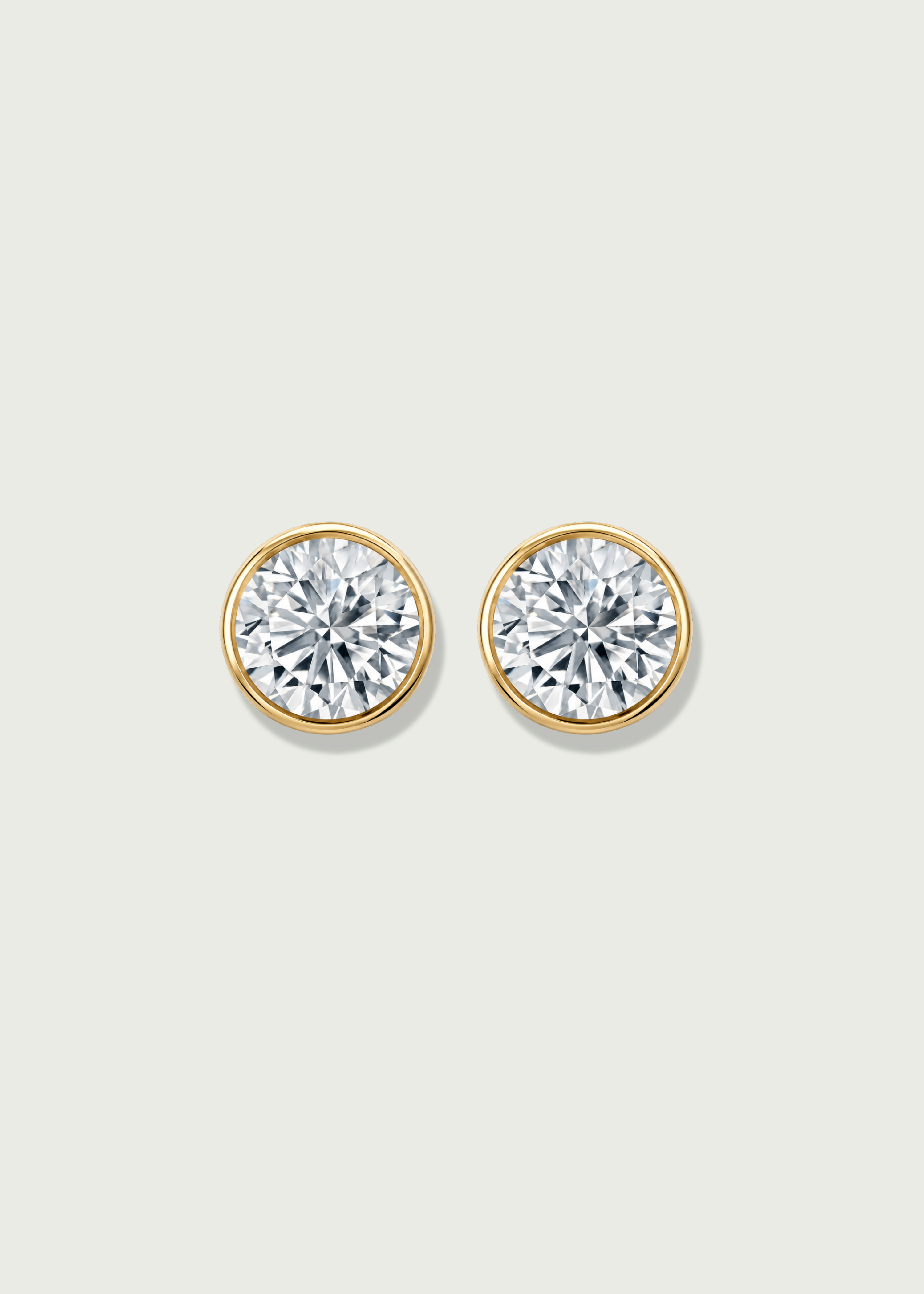Bezel Lab Diamond Studs