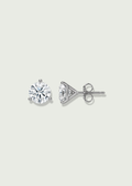 Round Lab Diamond Studs