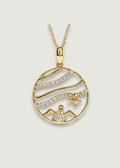 Diamond Sea Turtle Pendant Necklace