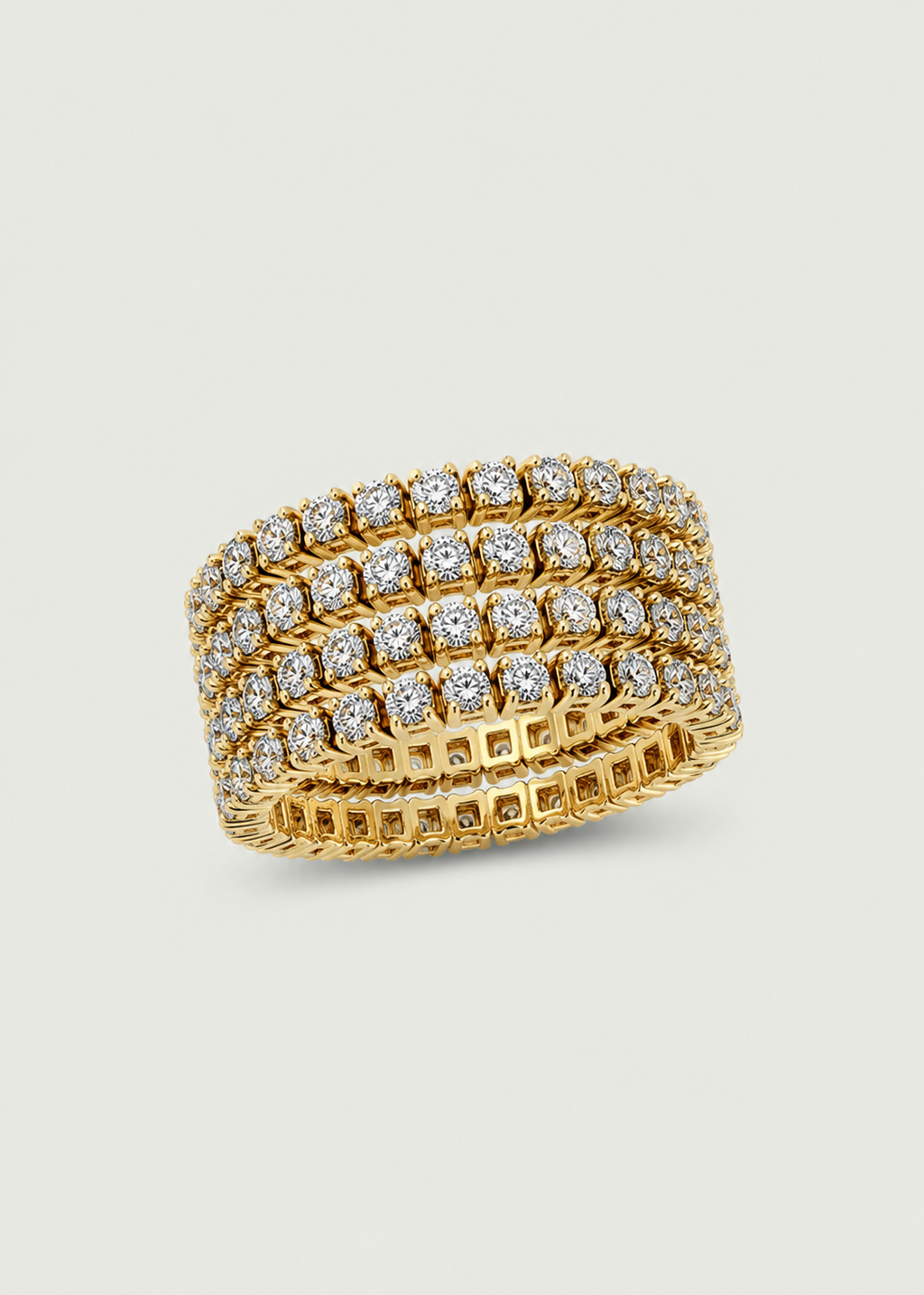 14k Gold Diamond Wrap Ring
