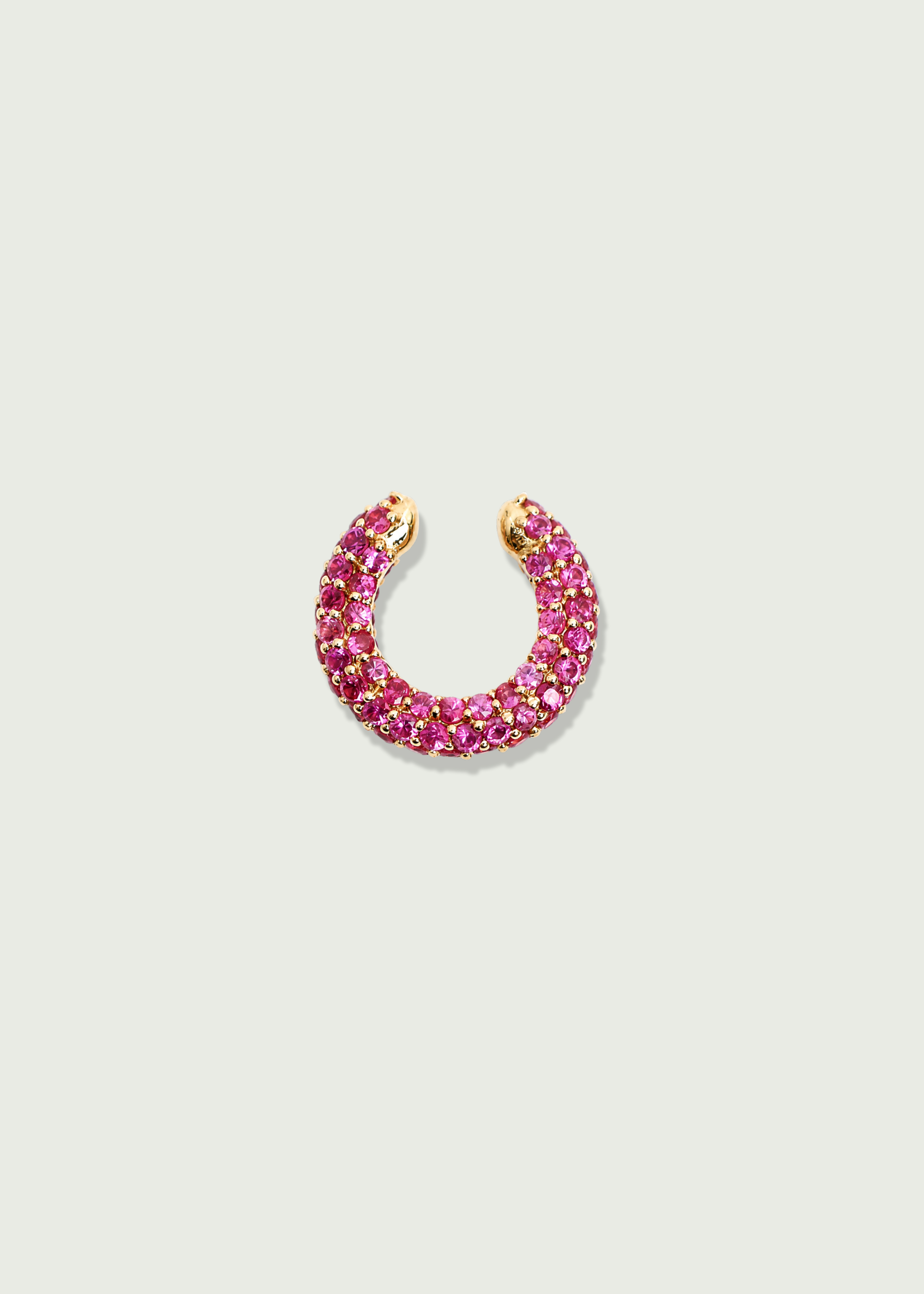 Pink Sapphire Earcuff