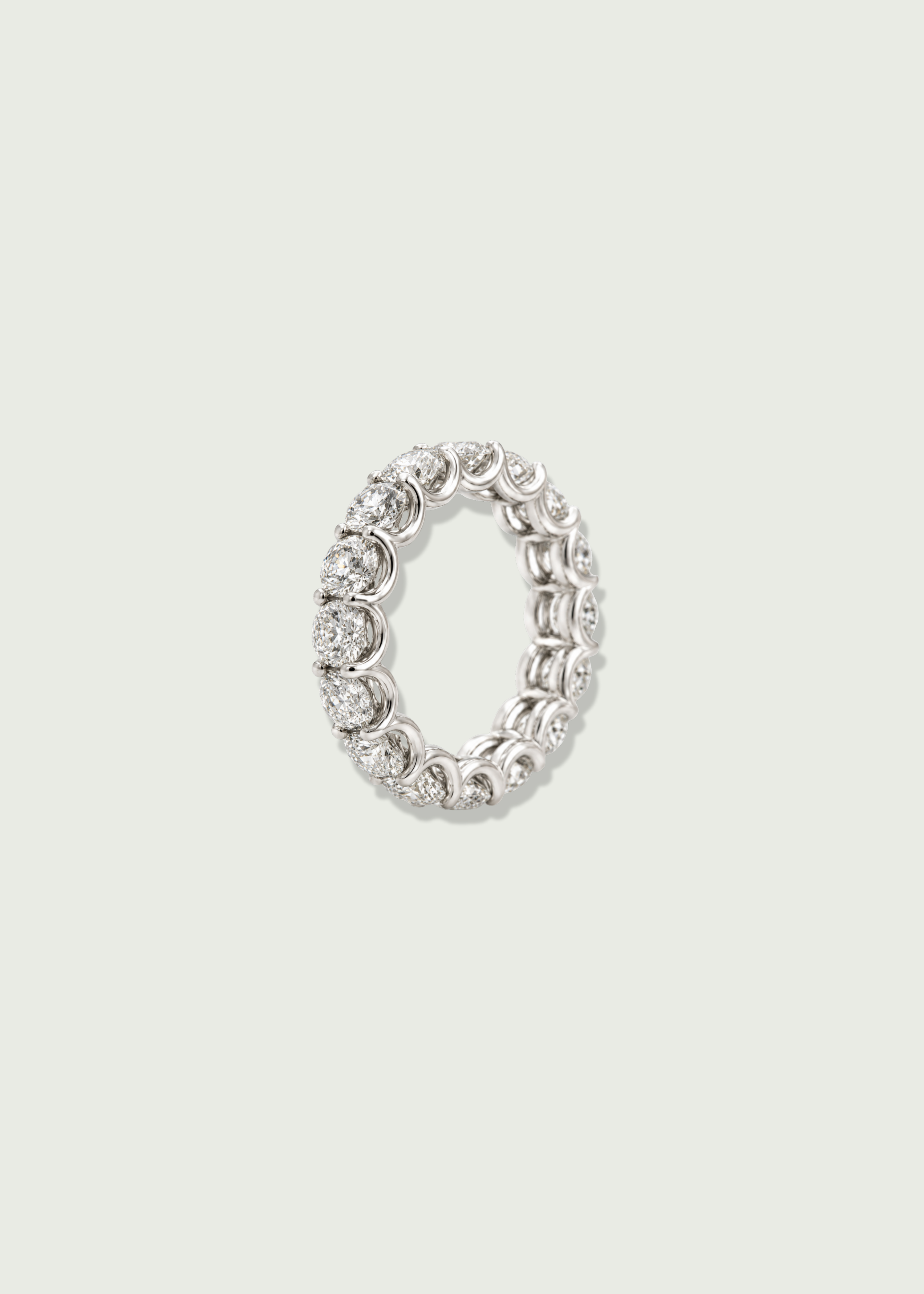 LG Round U Prong Setting Eternity Ring