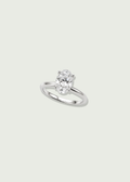 Oval Solitaire Ring