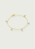 Lab-Grown Marquise Diamond Drop Bracelet