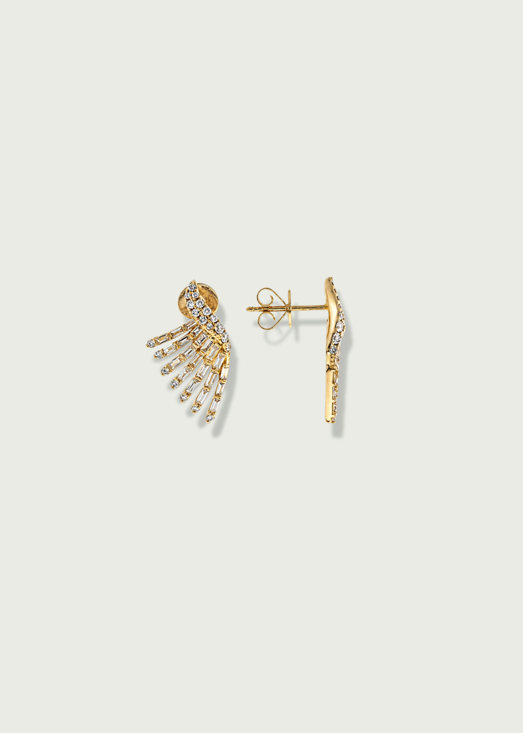 Angel Wing Stud Earrings