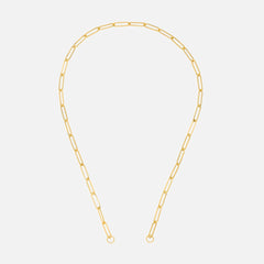 Split Paperclip Chain Necklace