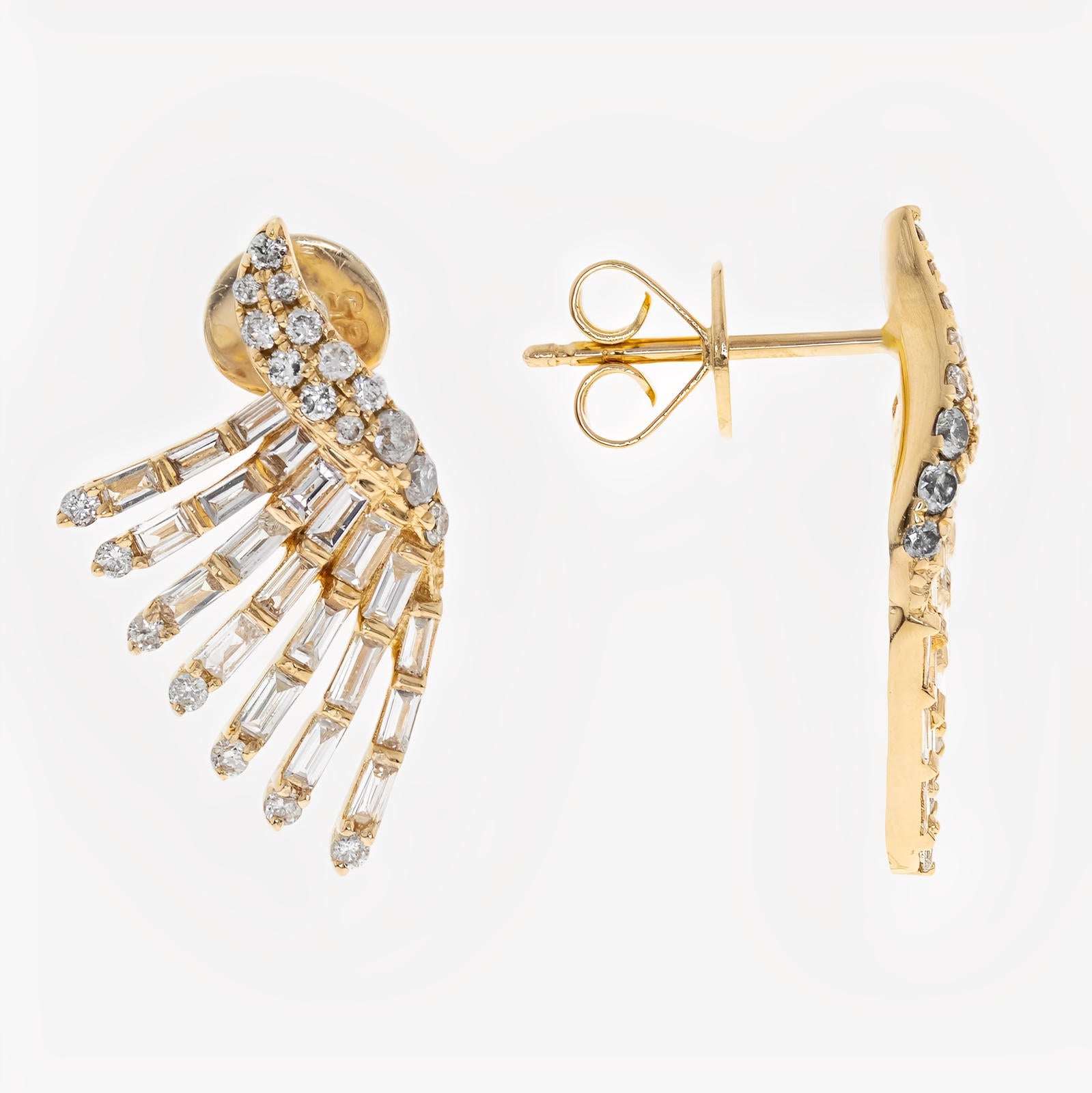 Celestial Wing Stud Earrings