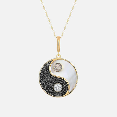 Yin Yang Diamond Pendant