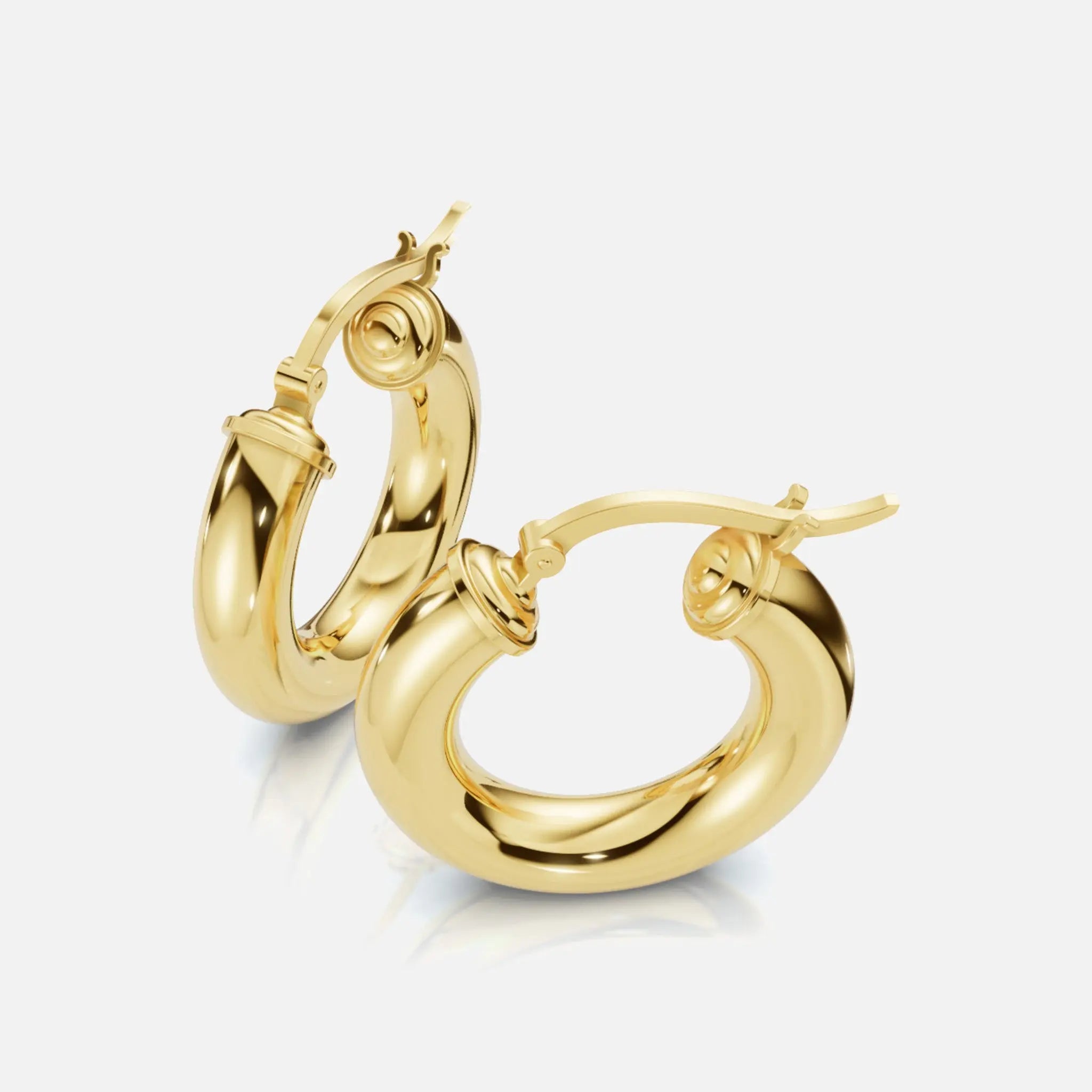 Chunky Hoop Earrings - Koru Jewelers