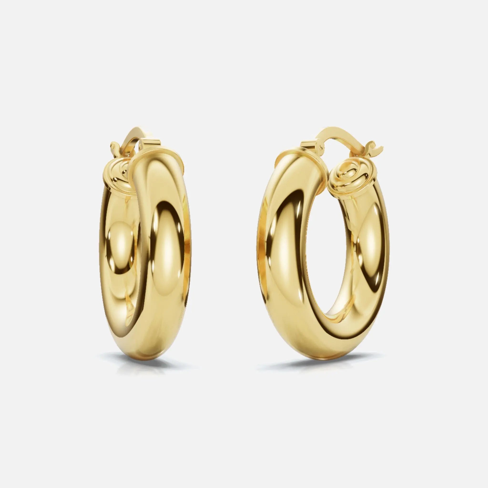 Chunky Hoop Earrings - Koru Jewelers