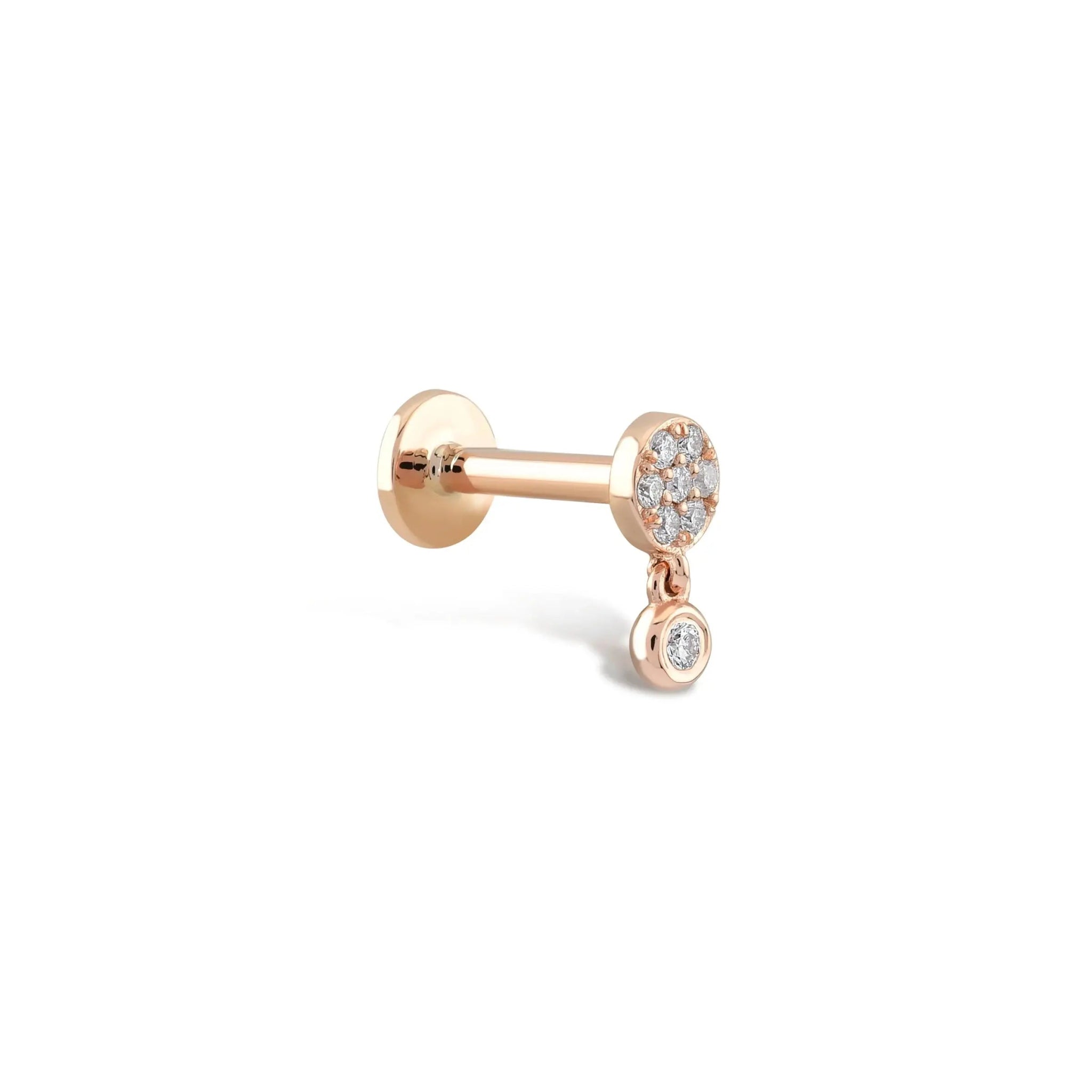 Diamond Duo Drop Koru Jewelers