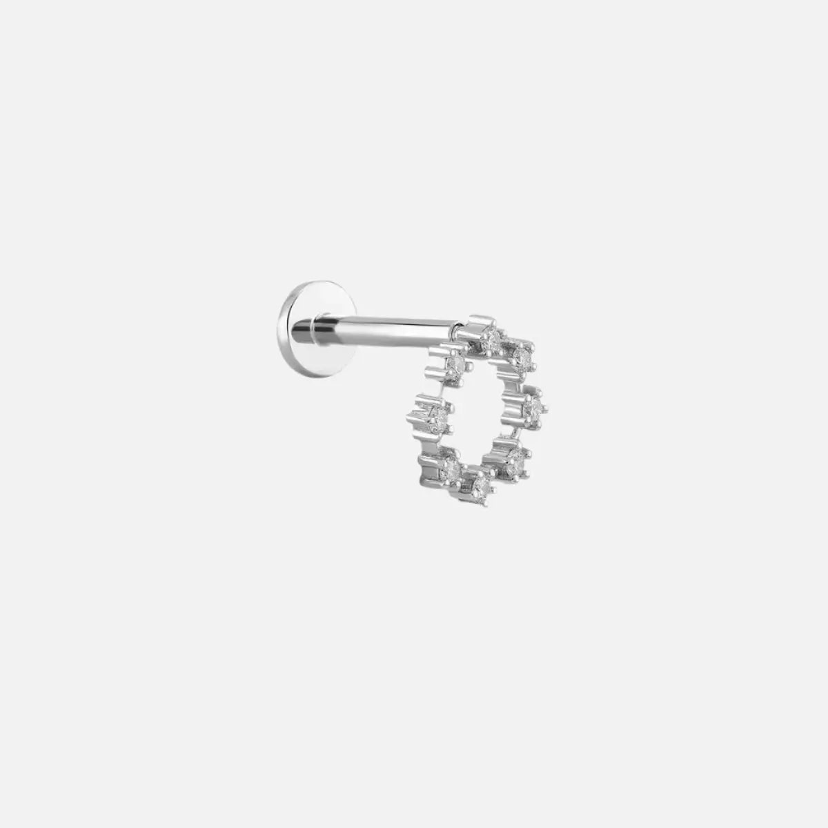 Diamond Halo Stud Koru Jewelers