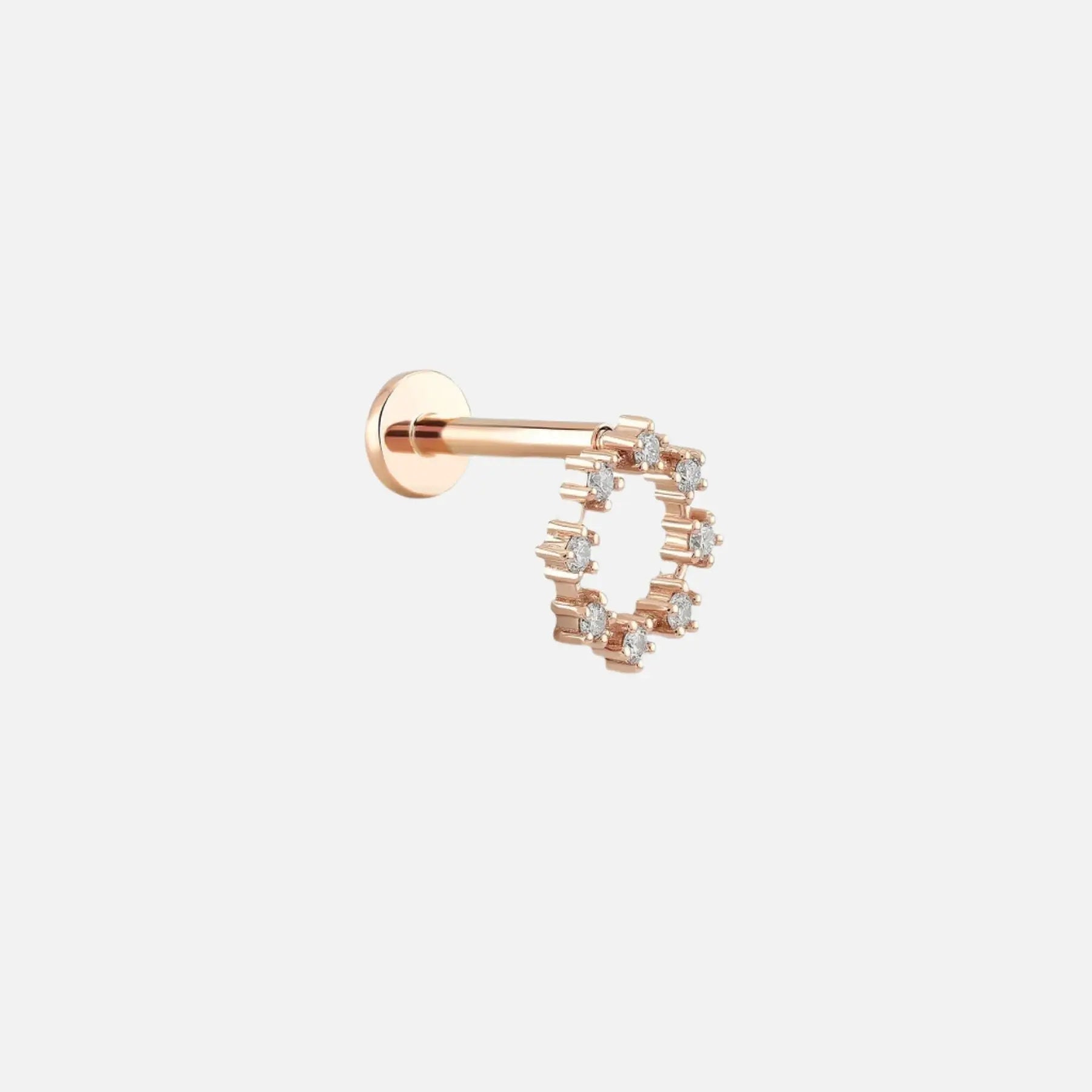Diamond Halo Stud Koru Jewelers