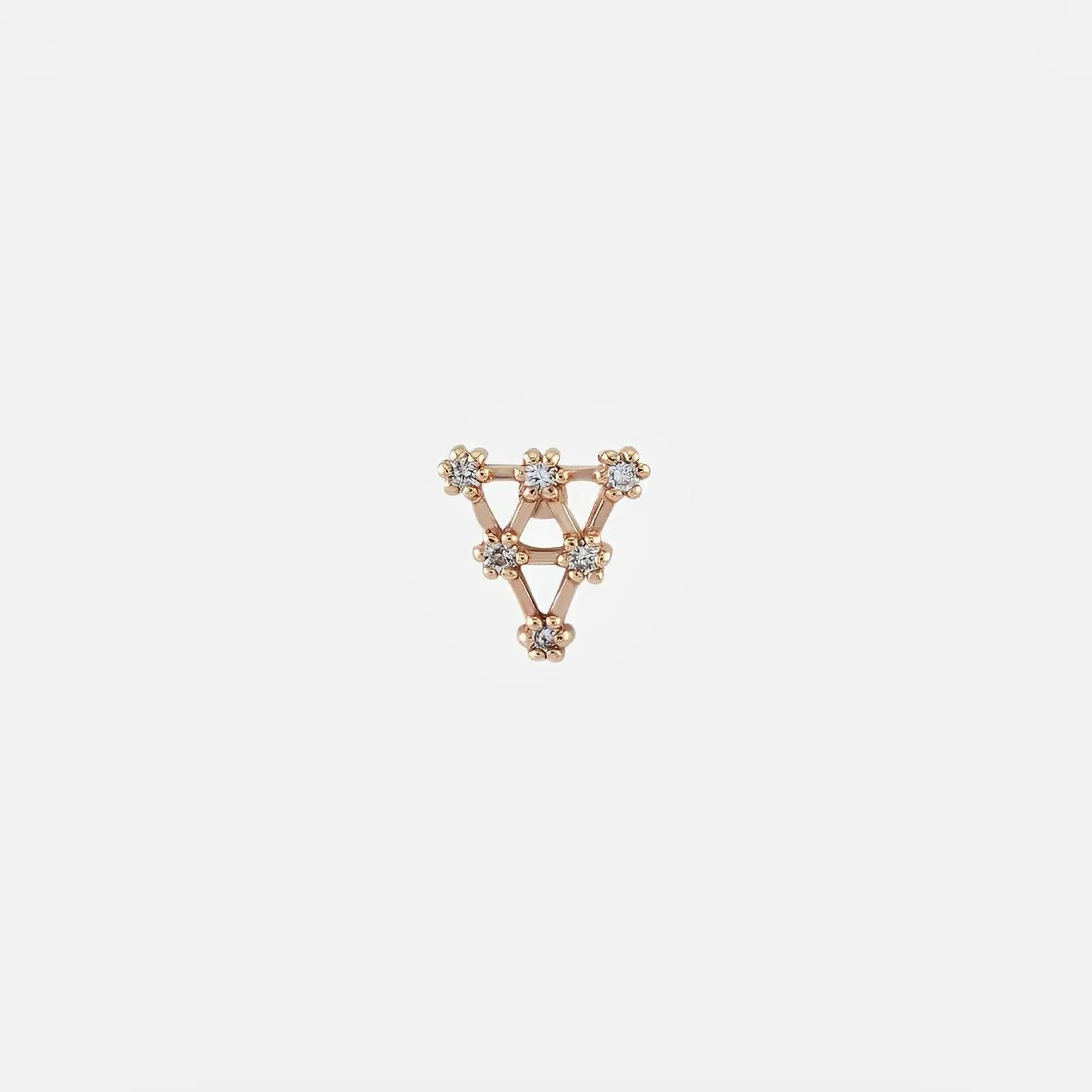 Diamond Triangle Piercing Koru Jewelers